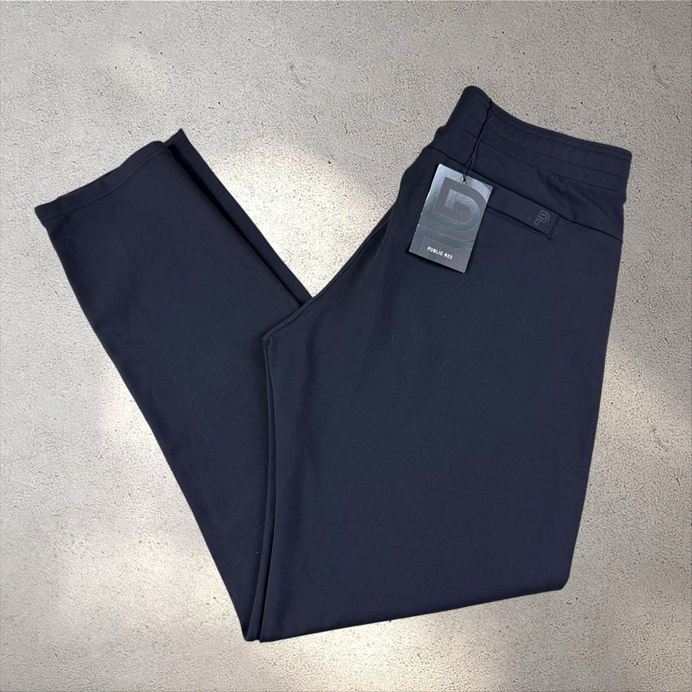 NWT Public Rec Navy All Day Every Day Performance Pants 34x32 Black